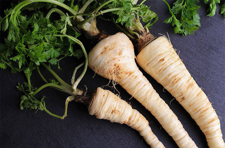 natural stress relief parsnips