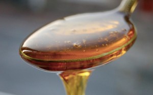 Teaspoon of Agave Nectar Syrup