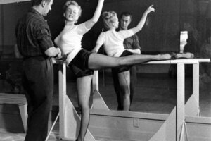 Barre babes: 5 vintage shots of celebrities pulsing and plie-ing