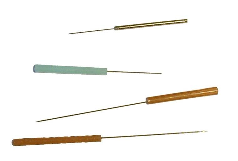 Acupuncture needles used for microneedling