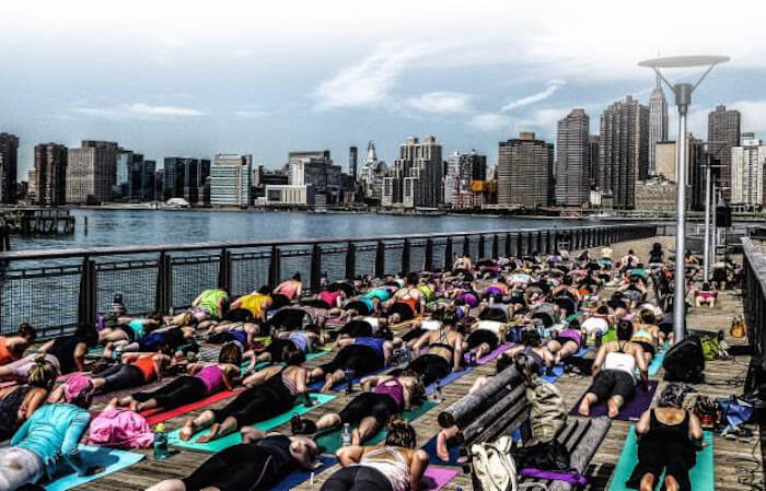 outdoor yoga NYC
