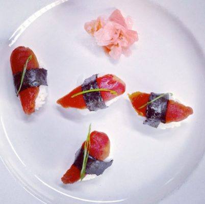 This Tomato Sushi Looks and Tastes Like the Real Thing