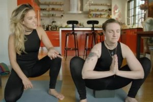 The hip-opening yoga pose that helps Lena Dunham get down