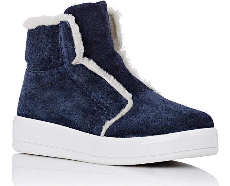 shearling-lined sneakers for winter 