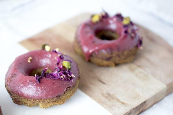 Prepare to Fall Hard for These Gluten-Free Rose Pistachio Donuts