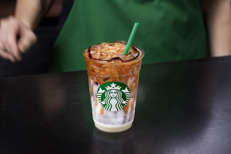 Starbucks iced coconut mocha macchiato