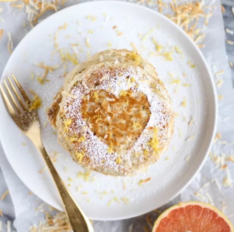 grapefruit gluten-free pancakes