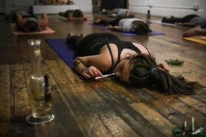 I tried "ganja yoga"—and left my mat with a totally different type of high