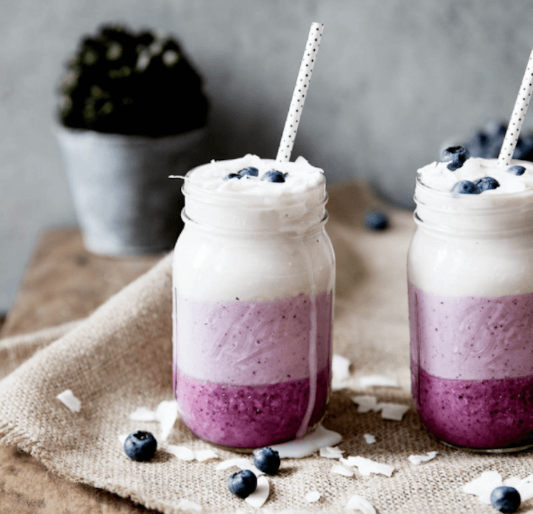 blueberry-coconut-layered-smoothie