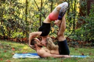 This AcroYoga couple took their marriage proposal to new heights (literally)