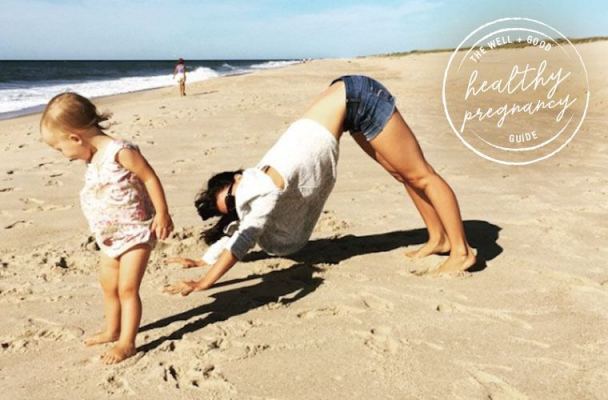 Hilaria Baldwin Swears That These 3 Yoga Poses Will Help Alleviate Your Pregnancy Aches and...