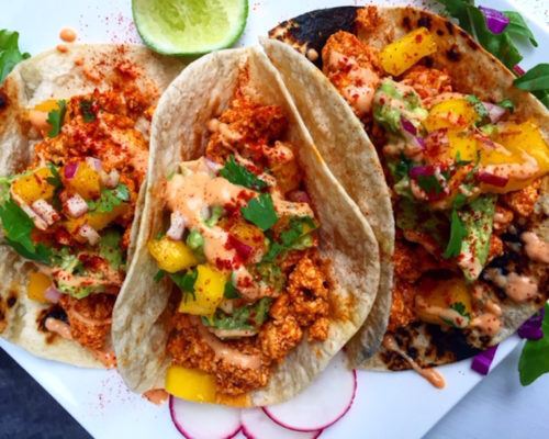 Up Your Protein Game With This 10-Minute Spicy Vegan Taco Recipe
