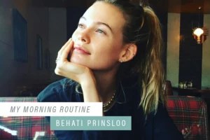 Why supermodel Behati Prinsloo always works out in the morning