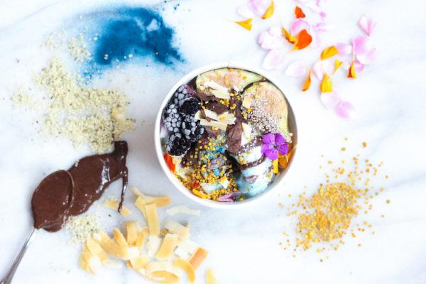 This New Plant-Based Soft-Serve Yogurt Brand Will Top Your Bowl With CBD and Bee Pollen