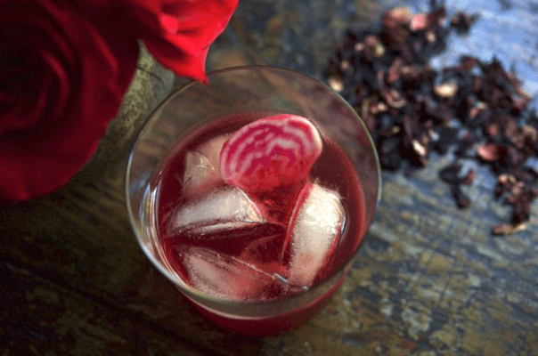 Sweet Meets Smoky in This Mezcal Hibiscus Tea Cocktail Recipe