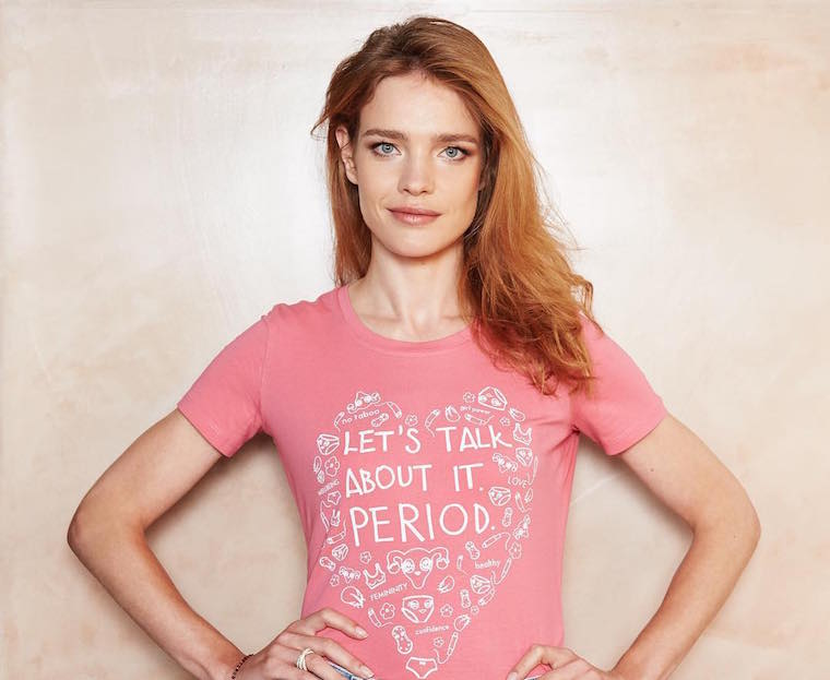 Natalia Vodianova is here to get real about periods