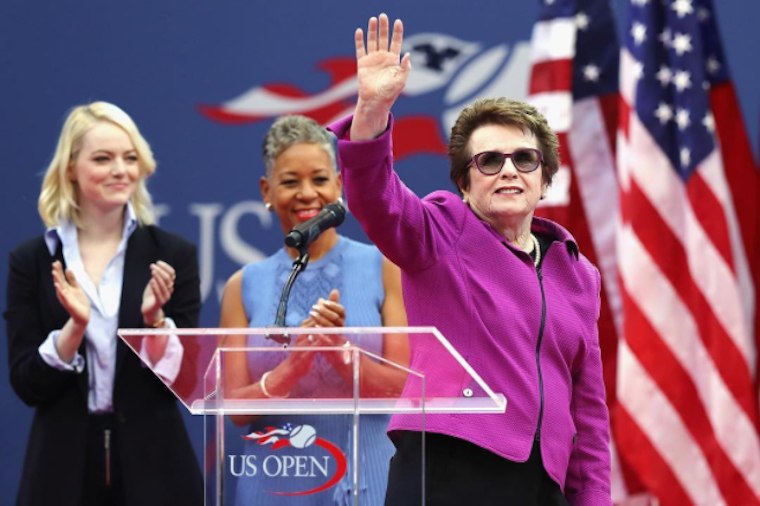 Billie Jean King at the U.S. Open in 2017