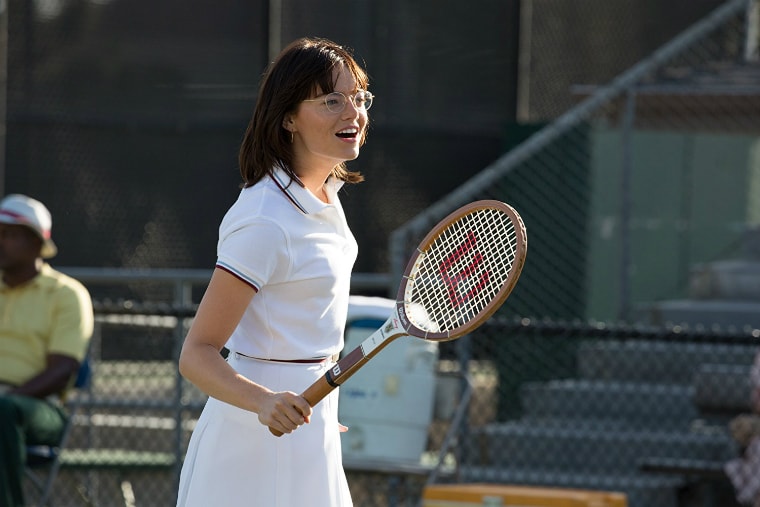 Emma Stone worked out for Battle of the Sexes.