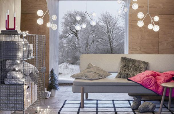 The One Thing You Need From Ikea's Winter Collection Is This Dreamy $25 Chandelier