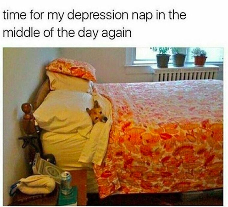 depression nap meme