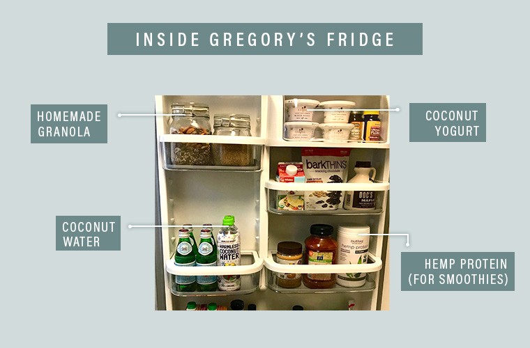 Gregory's Coffee fridge interior