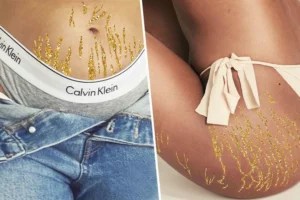 This Instagrammer reimagines stretch marks into glittery works of self-love art