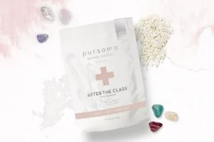 Taryn Toomey and Pursoma just dropped a crystal-infused, magnesium-rich bath soak