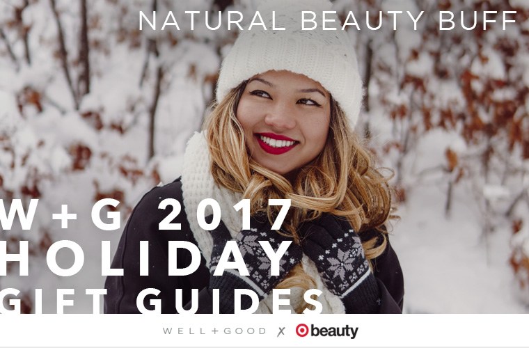 healthy holiday gift guide for the natural beauty buff
