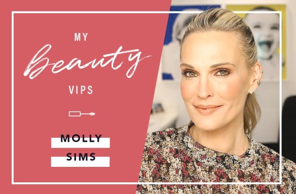 The Beauty Products That Make Molly Sims Look *Way* More Rested Than She Feels