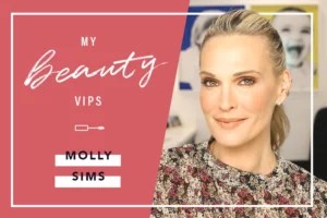 The beauty products that make Molly Sims look *way* more rested than she feels