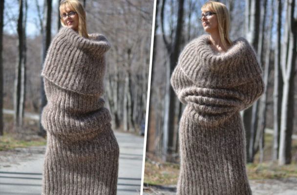 Is This Full-Body, Human-Burrito Scarf the Most Hygge Source of Warmth Ever?