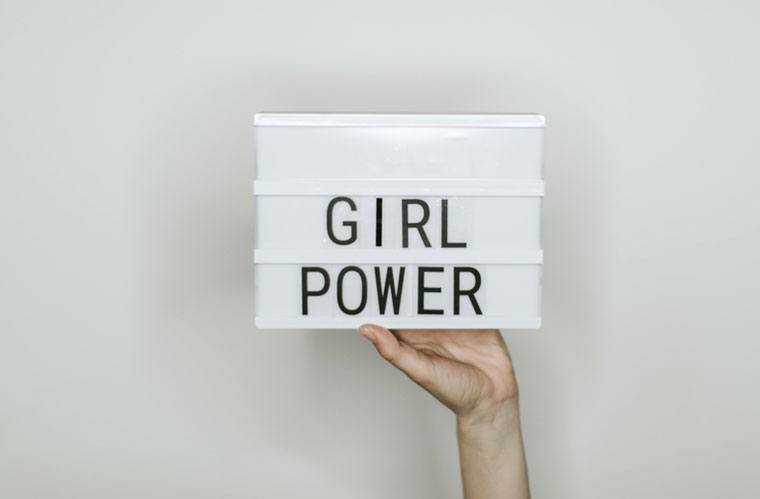girl power sign