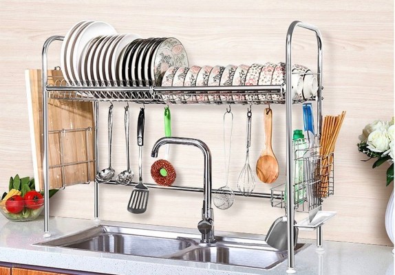 Have a Tiny Kitchen? This Genius Dish Drying Rack Will Change Your Life