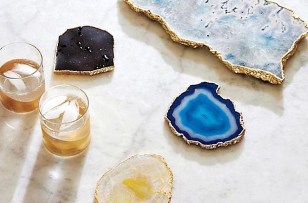 Here's Why You Should Really Have a Set of Agate Coasters at Home