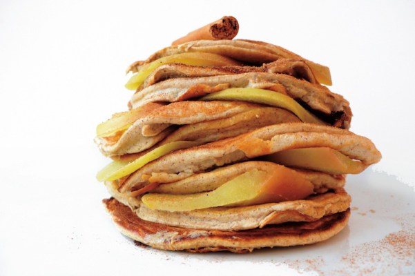 Fuel Your Morning With These Apple and Sweet Potato Protein Pancakes