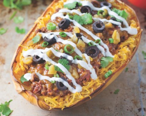 Go Mexican the Ketogenic Way With This Beef Enchilada Stuffed Spaghetti Squash