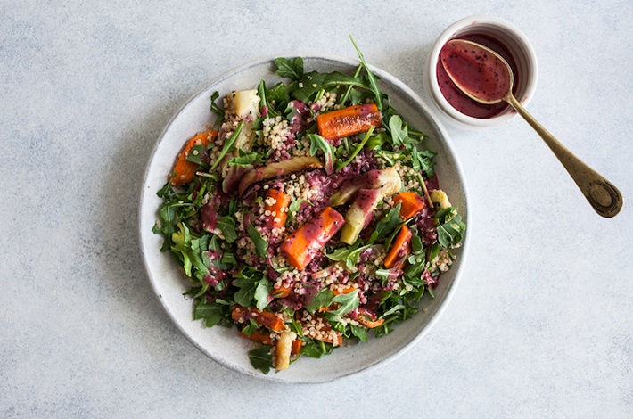 THIS OMEGA-PACKED BLUEBERRY CHIA SALAD DRESSING COULD TAKE THE PLACE OF YOUR DAILY FISH OIL