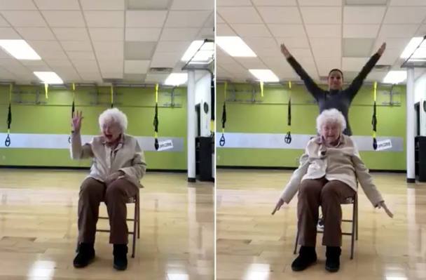This Exercise-Loving 93-Year-Old Will Make You Smile Through Your Next Sweat Sesh