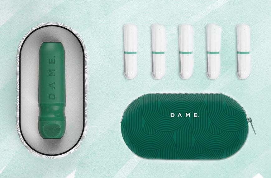 Dame's eco-friendly reusable tampon applicator