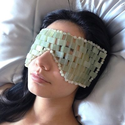 This Jade Eye Mask Is the Fanciest Way to De-Puff Your Eye Bags