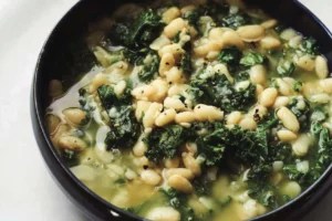 Get your greens fix outside of the salad bowl with this vegetarian kale soup
