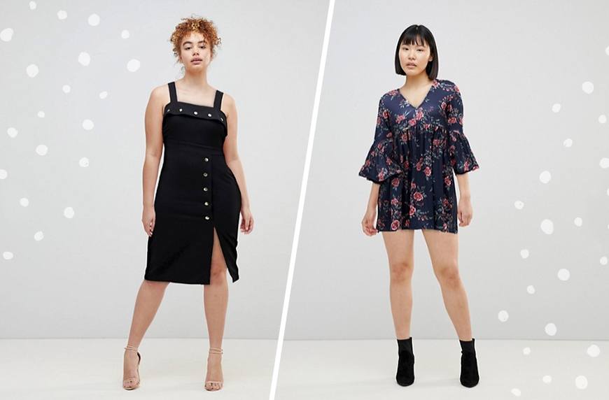 Asos shows clothes on models of different sizes