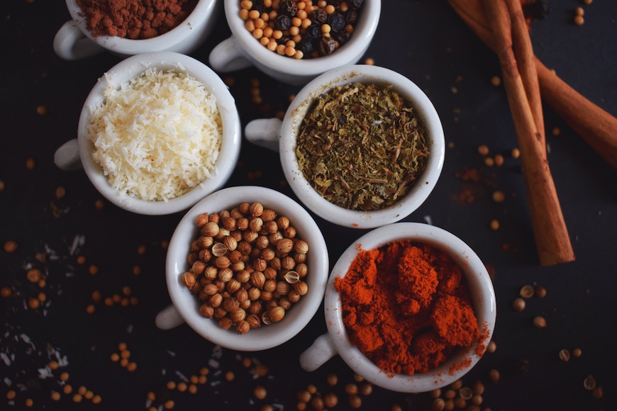 Spices healthy eating