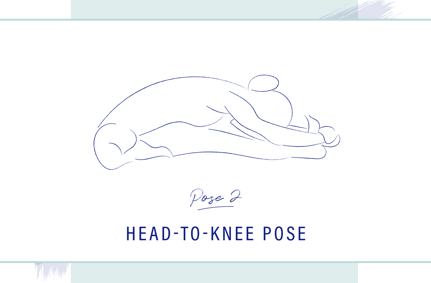 head to knee pose
