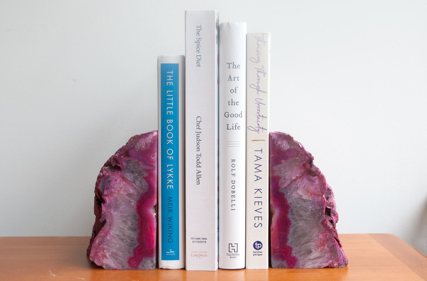 Agate book ends