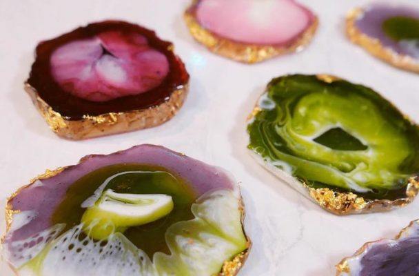 These Geode-Inspired Desserts Elevate Rock Candy to a Whole New Level