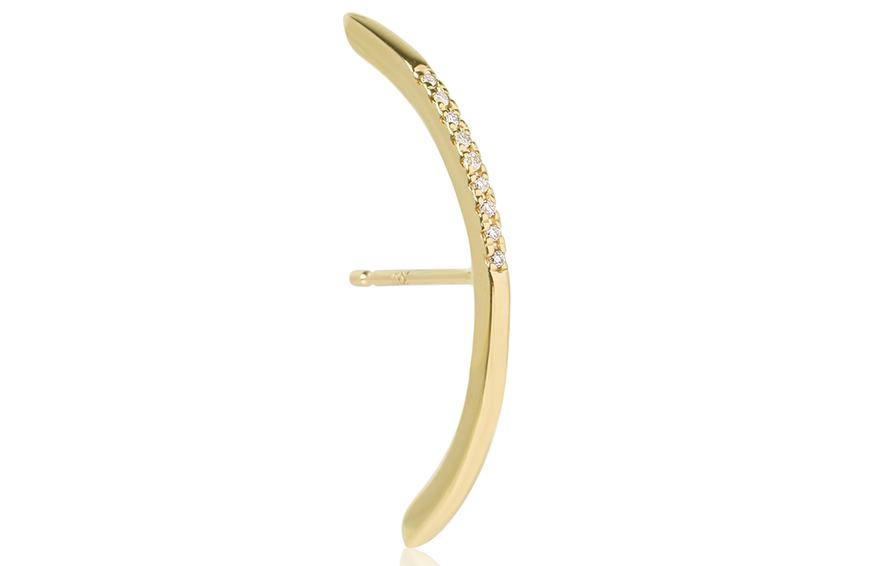 Hirotaka Bow Diamond Earring, $440