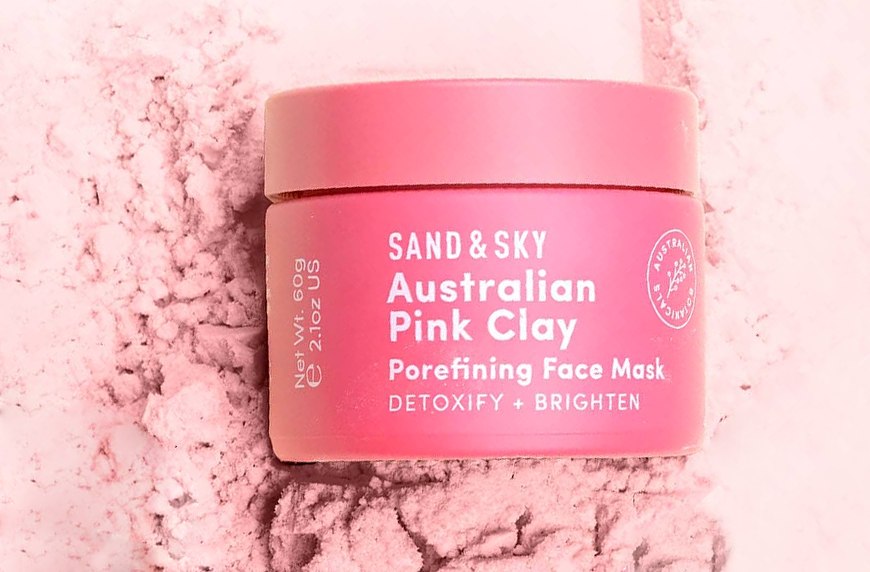 Australian pink clay mask