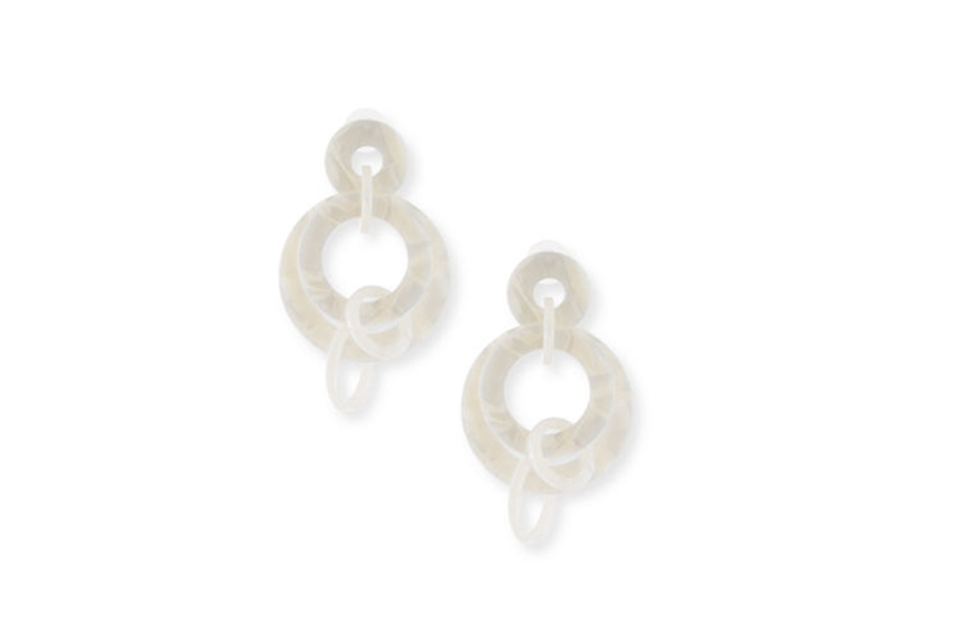 Lele Sadoughi Tortoiseshell Acetate Hoop Earrings, $118
