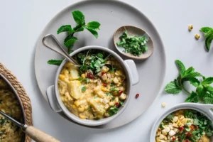 This creamy, coconut-corn dish proves comfort food can be healthy
